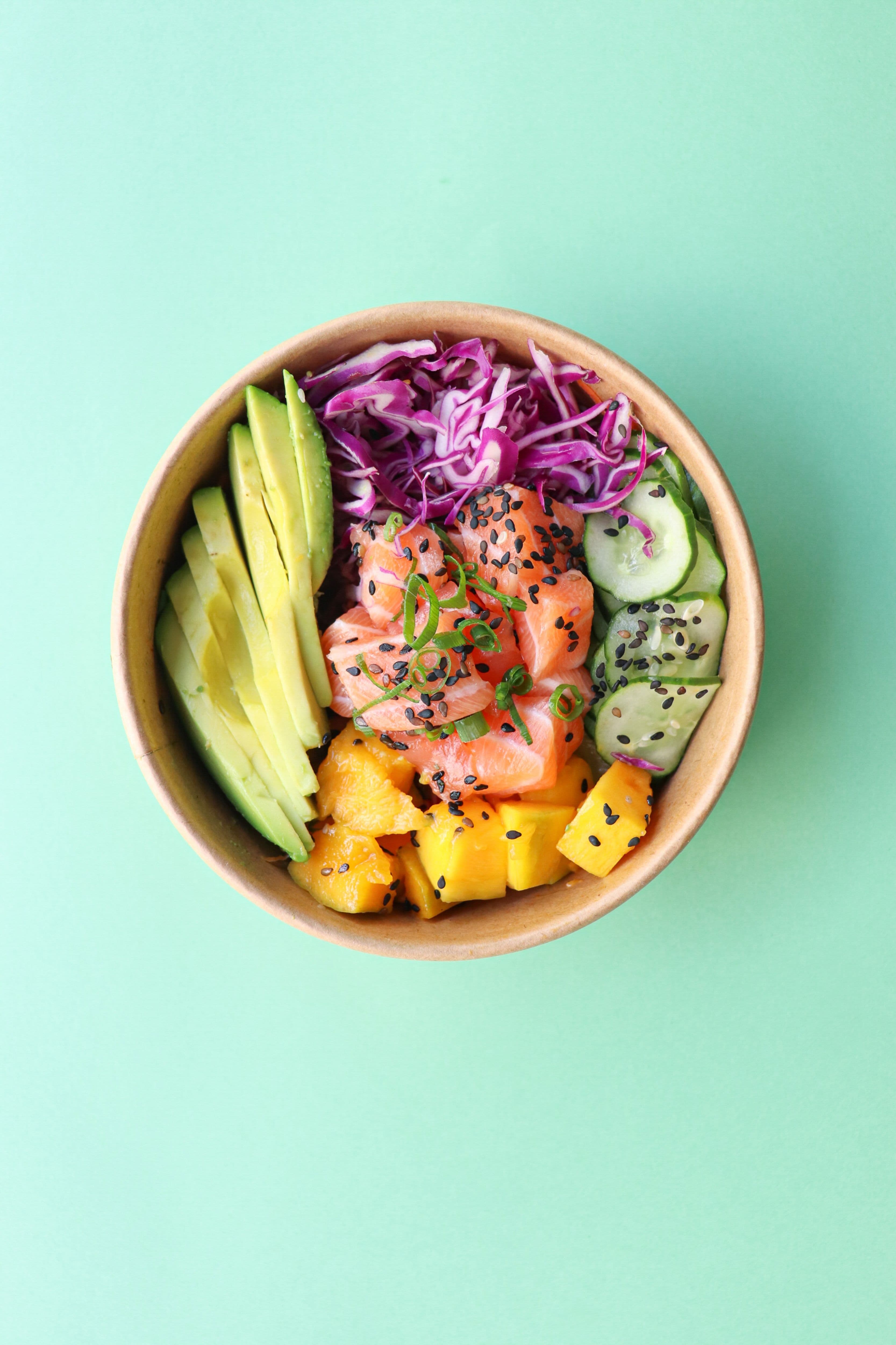Miso salmon bowl
